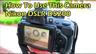 How To Use A DSLR Camera  Nikon  Canon [upl. by Llenol]