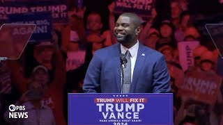 Byron Donalds Delivers Powerful Speech at Trumps Madison Square Garden Rally  Full Address Trump [upl. by Dnomso934]