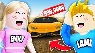 Roblox Staubige Reise ABER mit SCHNELLSTEN AUTO mit Emily [upl. by Hephzipa550]