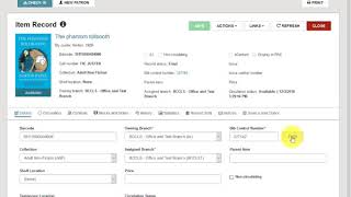 Transferring an Item Record to Another Bibliographic Record [upl. by Edylc]