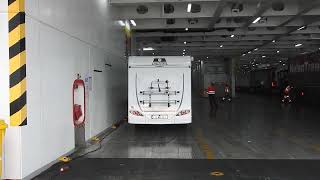 Boarding the Salamanca Ferry from Bilbao to Rosslare [upl. by Inittirb298]