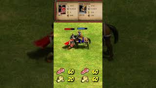 Legionary vs Elite Tarkan AoE2 Shorts [upl. by Nagrom835]