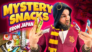 Mystery Snacks From Japan 🍫 Funny Reactions to Japanese Snacks TheAwesomeLawsons [upl. by Aeli]