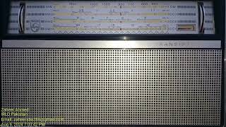 MW 810 khz Air Rajkot on Philips L4x26T Antenna Builtin Recorded in SBA Sindh [upl. by Rapp]