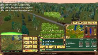 Railroad Tycoon 3 08  Germantown USA 44 [upl. by Juno]