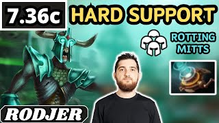 736c  Rodjer UNDYING Hard Support Gameplay  Dota 2 Full Match Gameplay [upl. by Aikal]