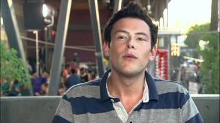 GLEE Season 3  Cory Monteith interview Finn [upl. by Ynohtnaed]