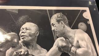 Rocky Marciano Knocks Out Jersey Joe Wolcott 1952 Original Type 1 Photo PSA [upl. by Mallen498]