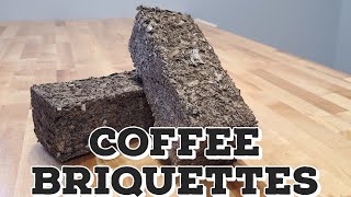 Coffee Briquettes  Free Heat [upl. by Lednem]