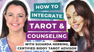 Therapeutic Tarot  How to Integrate Tarot and Counseling with Sujarda Herring [upl. by Drapehs]