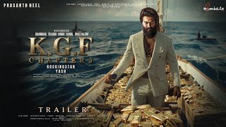 KGF  Chapter 3  Trailer Hindi  Rocking Star Yash  Prabhas  Raveena Tondon  Prasanth Neel [upl. by Kinnie]