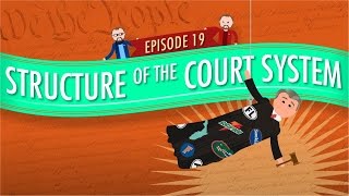 Structure of the Court System Crash Course Government and Politics 19 [upl. by Kally]