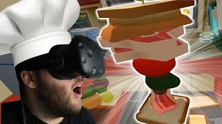 Job Simulator  The Worlds Biggest Sandwich  Gordon Ramsey Hates Me  Job Simulator Gourmet Chef [upl. by Claudine991]