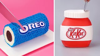 Awesome OREO amp KITKAT Chocolate Cake Decorating Recipe  Amazing Cake and Dessert Tutorial [upl. by Jammin]