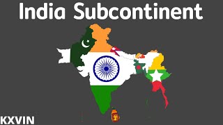 India Subcontinent  Geography amp Countries  Fan Song by Kxvin [upl. by Matty]