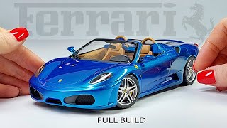 Full Build Ferrari F430 Spider Scale Model Car [upl. by Ecnerrat]