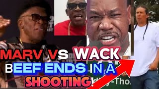 WACK 100 puts a HIT on AYATOLLAH MARV MARV CATCHES WACK HOMIE SLICK and CLAPS HIM WACK VS MARV [upl. by Oirevlis]