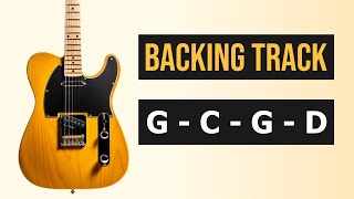 Fast Country Guitar Backing Track Jam in G Major 138 BPM  G  C  G  D [upl. by Coulter]