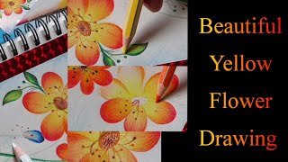 How To Draw Realistic Flowers with Color Pencils ✏️ l Learn Easy Techniques l Nikki5ArtsPlanet [upl. by Tedman697]