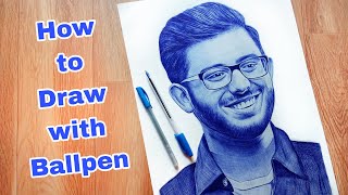 How To Use Ballpen For Drawing [upl. by Barbette818]