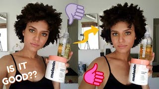 Melanin Haircare Review  Naptural85  Type 4 Hair [upl. by Ydnarb]