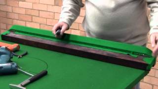 How to ReCloth a snooker billiards or Pool Table Part 2 of 4 [upl. by Vasos]