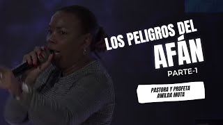 LOS PELIGROS DEL AFÁN  PARTE 1  Pastora y Profeta Awilda Mota [upl. by Nysa]