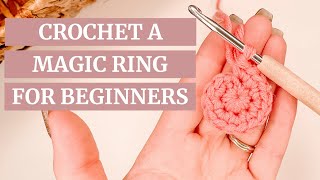 How to make a PERFECT MAGIC RING l SLOW stepbystep l Crochet for Beginners [upl. by Glad]