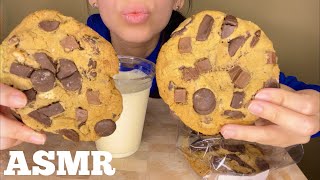 ASMR  Chocolate Chip Cookies  Milk   Crunchy Eating Sounds [upl. by Ttenneb933]