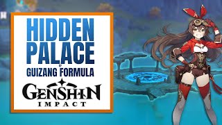 How to unlock Hidden Palace of Guizang Formula  Luhua Pool  Genshin Impact [upl. by Oidualc]