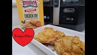 LOUISIANA CRISPY CHICKEN FRY FRIED CHICKEN AIR FRYER [upl. by Va]