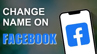 How to Change Name on Facebook [upl. by Amethist]