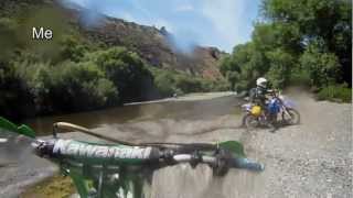 Dirt Bikes Waipara River New Zealand [upl. by Aicilas682]