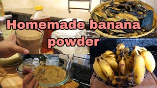 How to make banana peel powder for face mask and body scrub [upl. by Nnair17]