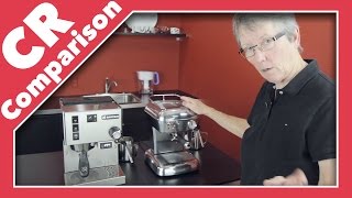 Ascaso Dream Up vs Rancilio Silvia  CR Comparison [upl. by Maroj385]