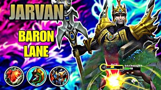 WILD RIFT  JARVA IV BARON LANE GAMEPLAYBUILD amp RUNESS14 [upl. by Rabjohn]