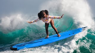 Surprising Tyanna with Surf Lessons [upl. by Niklaus]