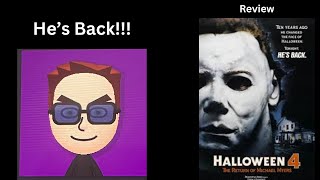 Halloween 4 The Return of Micheal Myres 1988 Review WolfMovies [upl. by Lotz]