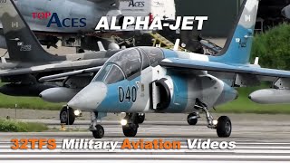 4K Alpha Jet Top Aces operations at Wittmundhafen AB ETNT [upl. by Daniella]