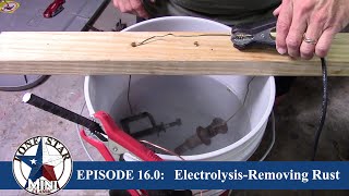 Episode 16 Removing Rust via Electrolysis [upl. by Euginimod]