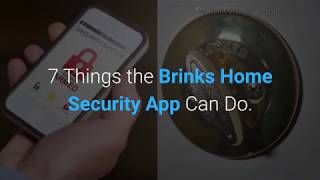 Brinks Home Security App 7 Features [upl. by Aiepoissac495]