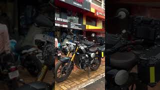 Triumph scrambler 400 x touring accessories installed bike accessories trending viralshort [upl. by Kafka]