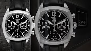 Tag Heuer Monza Black Dial Chronograph Steel Mens Watch CR2113  SwissWatchExpo [upl. by Batory238]