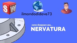 Comando Nervatura  Solidworks Italiano  Tutorial 111 [upl. by Reave221]