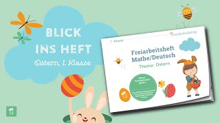 1 Klasse Blick ins Freiarbeitsheft zu Ostern [upl. by Rox]