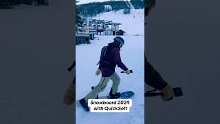 Snowboard 2024 with QuickSett  snowboarding new snowboard snow [upl. by Tai497]