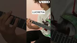 Megadeth  Lucretia Guitar Cover guitar metal rock megadeth shorts guitarcover [upl. by Kifar]