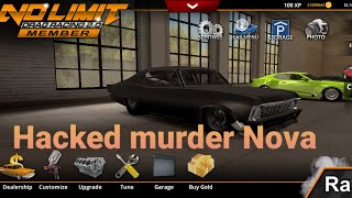 No Limit Drag Racing 20 130 Murder Nova 5 second tune Hacked [upl. by Pisarik]