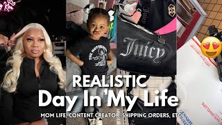 REALISTIC Day In My Life As A Full Time Content Creator Entrepreneur amp Mommy [upl. by Ayenet142]