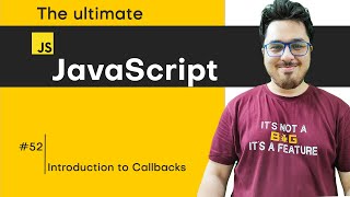 Introduction to Callbacks  JavaScript Tutorial in Hindi 52 [upl. by Flatto]